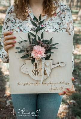 Obraz wazon na kwiaty Podlewaczka