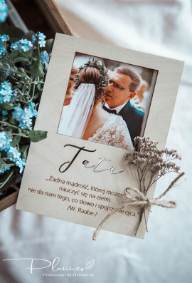 Ramka na zdjęcia magnes Mama Tata