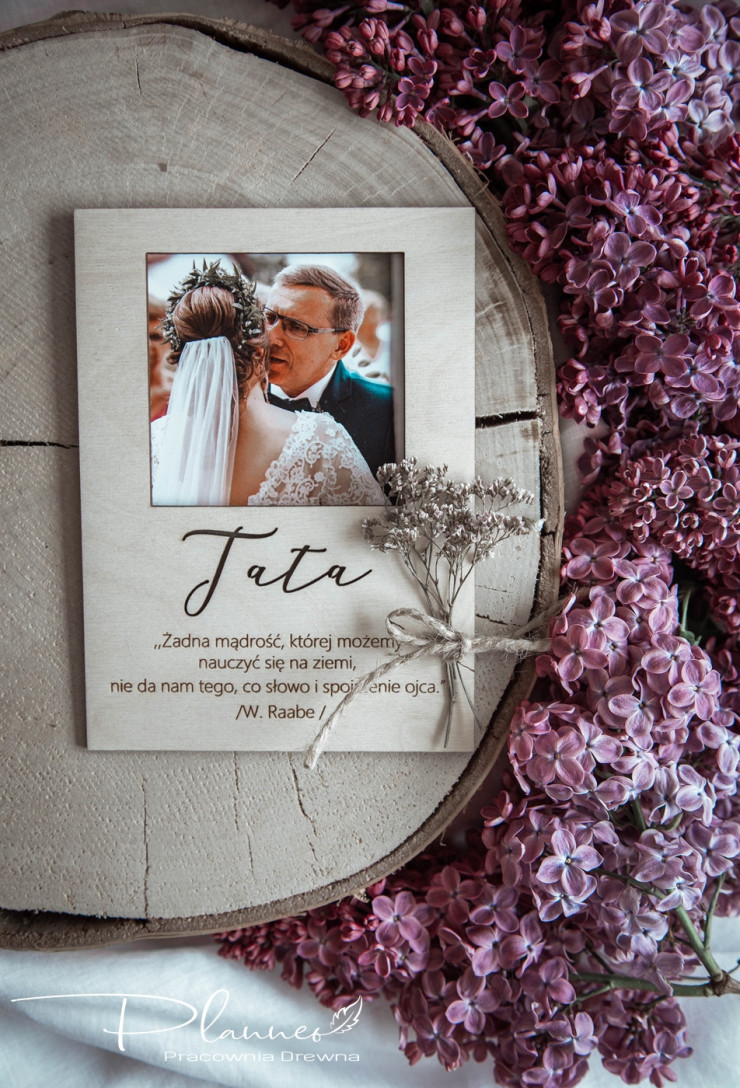 Ramka na zdjęcia magnes Mama Tata