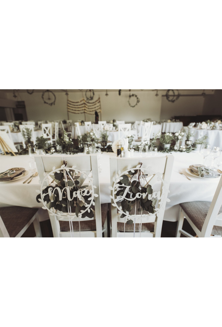 Drewniane obręcze Mąż i Żona