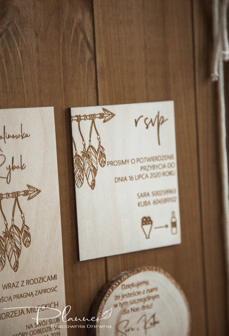 Grawerowane zaproszenia ślubne