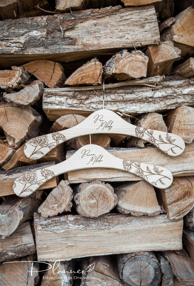 Wieszaki Pan i Panna Młoda