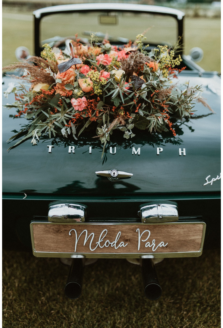 Tablica rejestracyjna Młoda Para