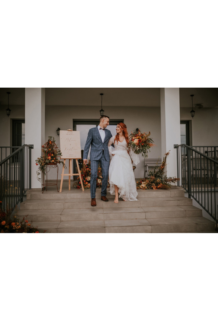 Tablica powitalna drewniana