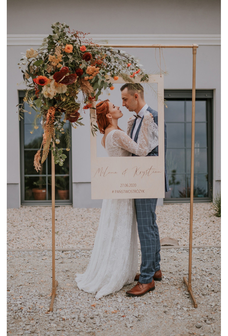 Drewniana ramka instax