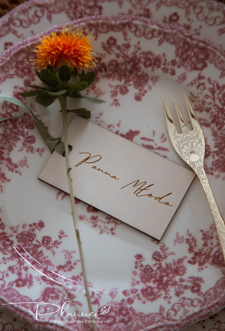 Winietka grawerowana ślubna