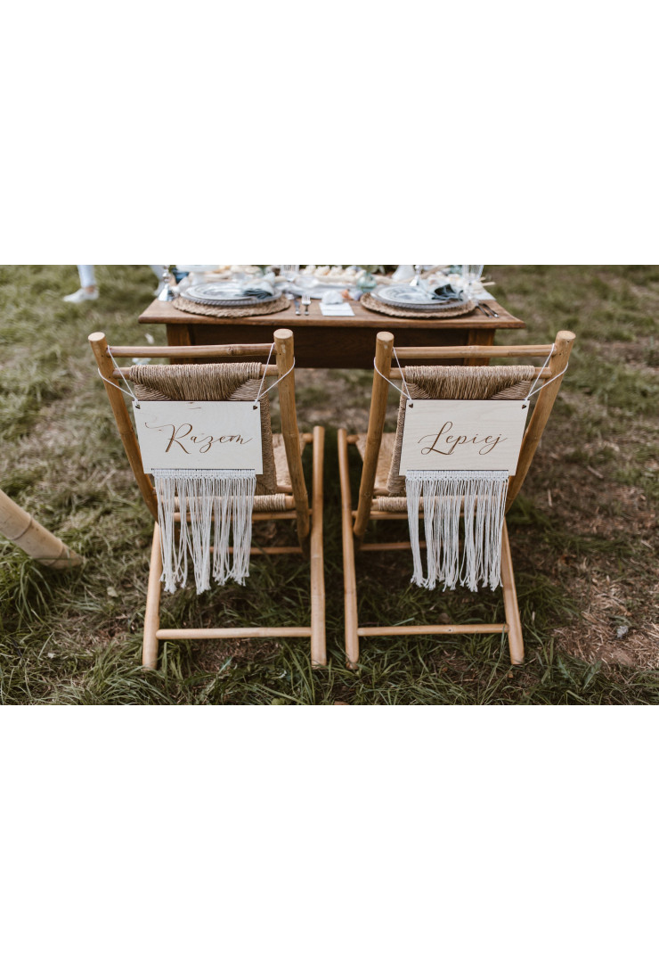 Tabliczki na krzesła Razem Lepiej