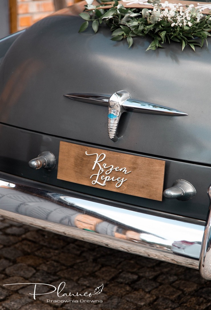 Tablica rejestracyjna razem lepiej