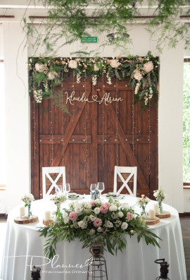 Drewniane imiona Pary Młodej