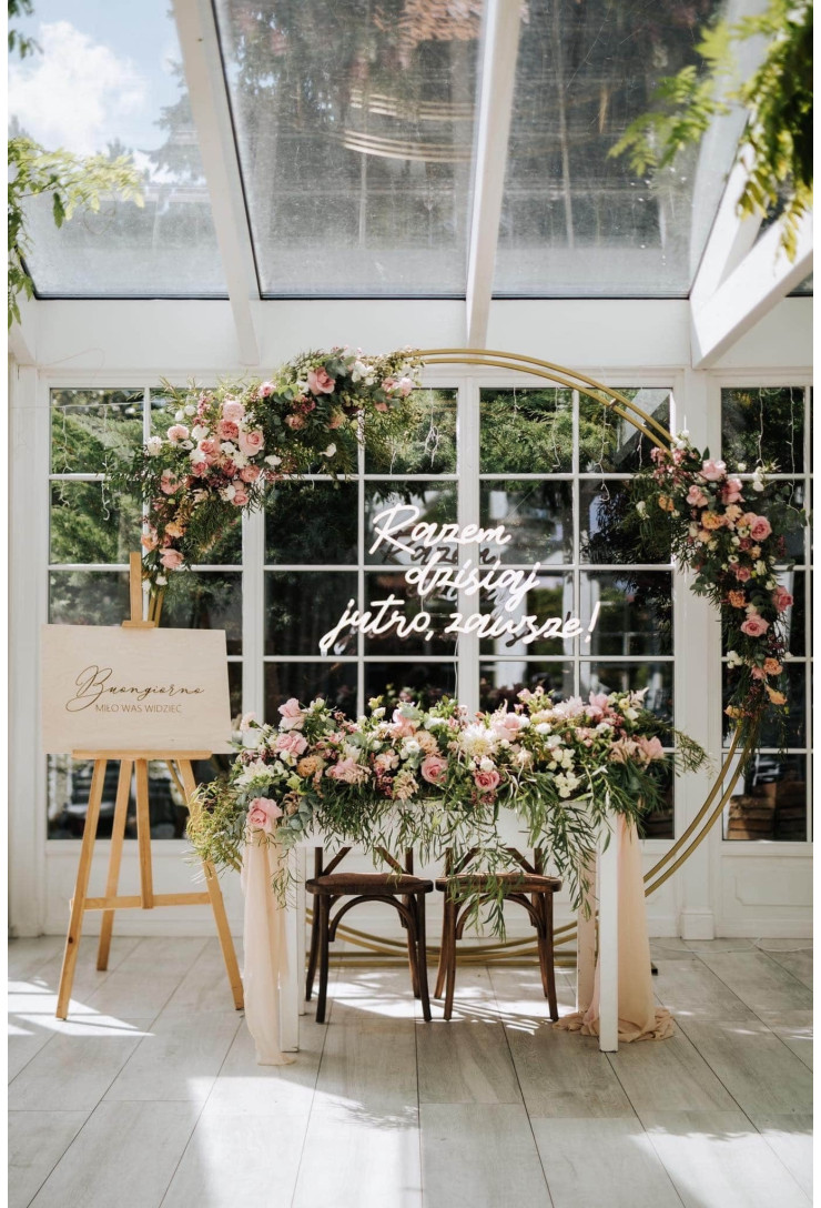 Tablica powitalna weselna