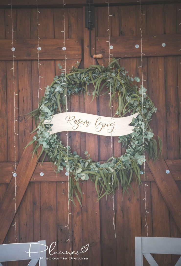 Wstęga grawerowana Razem Lepiej na wesele