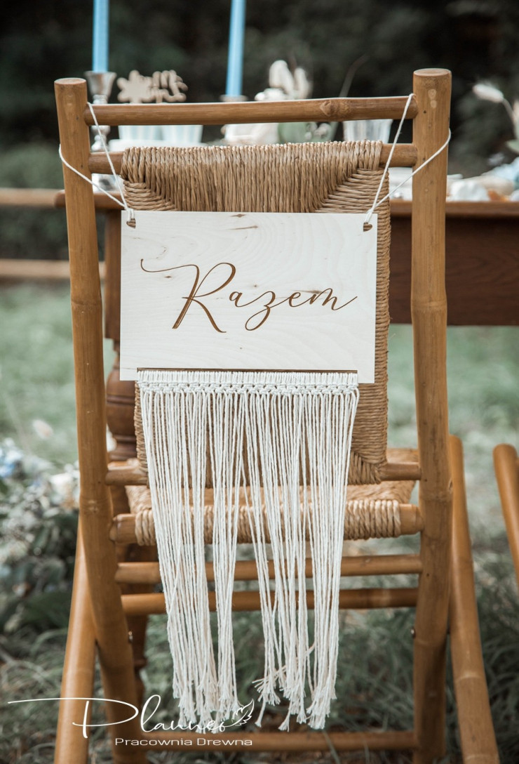 Tabliczki na krzesła Razem Lepiej