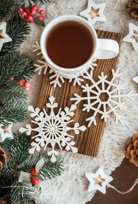 Podkładki śnieżynki