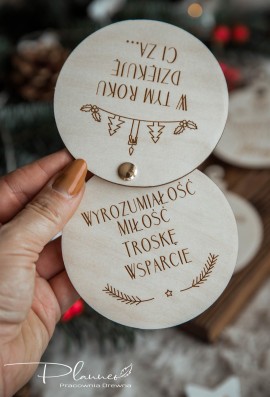 Bombki otwierane z imionami