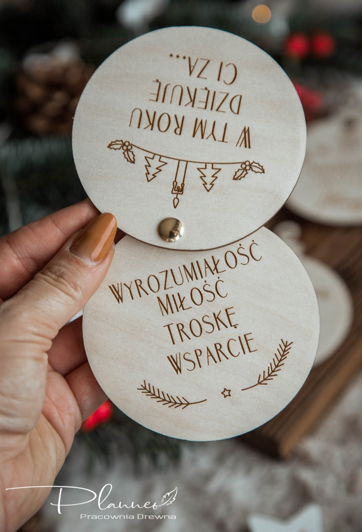 Bombki otwierane z imionami