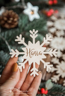 Śnieżynki z imionami