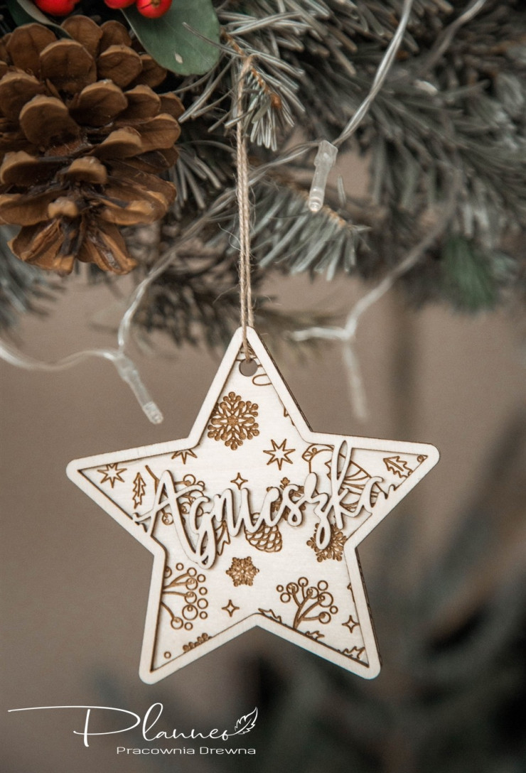 Bombki grawerowane z imionami