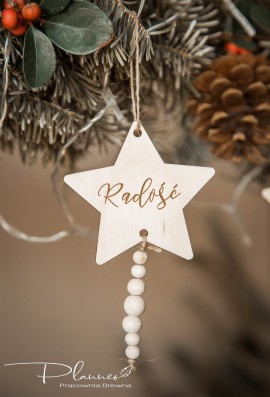 Gwiazdka z koralikami