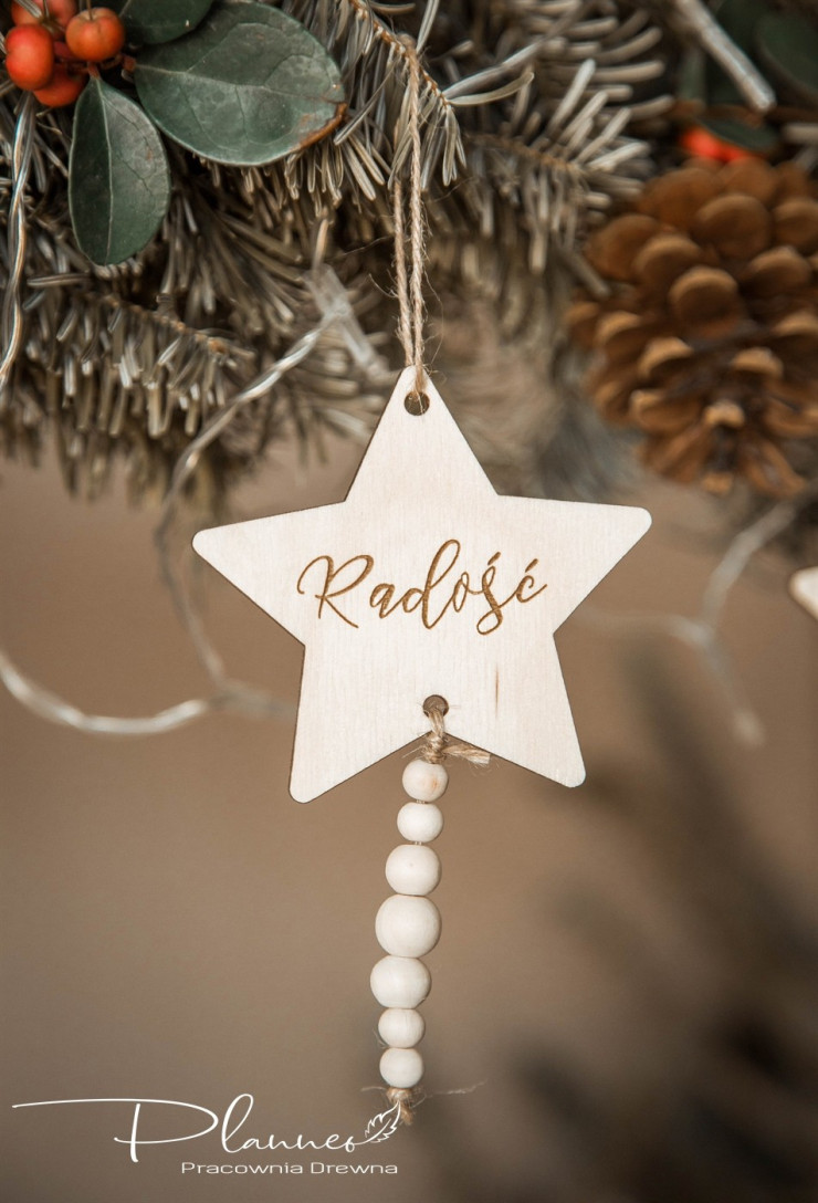 Gwiazdka z koralikami