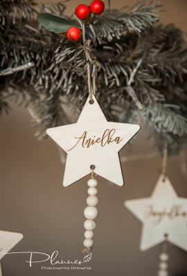Gwiazdka drewniana