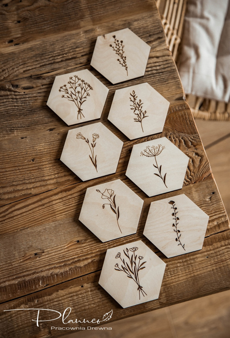 Podkładki pod kubek dla Babci i Dziadka