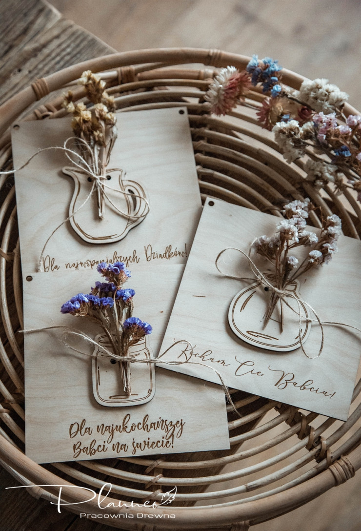 Obrazy drewniane na dzień Babci