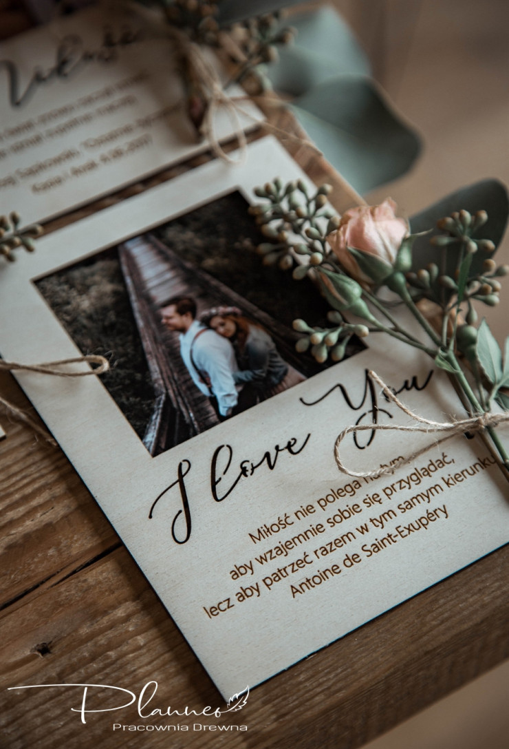 Ramka drewniana fotografia