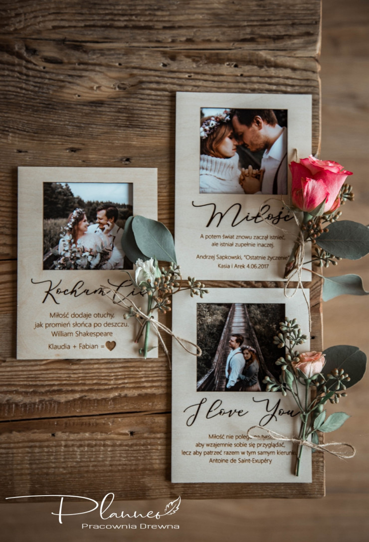 Ramka drewniana na zdjęcia