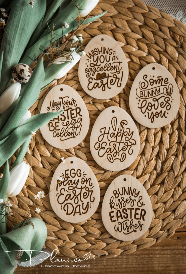 Drewniane jajka angielskie