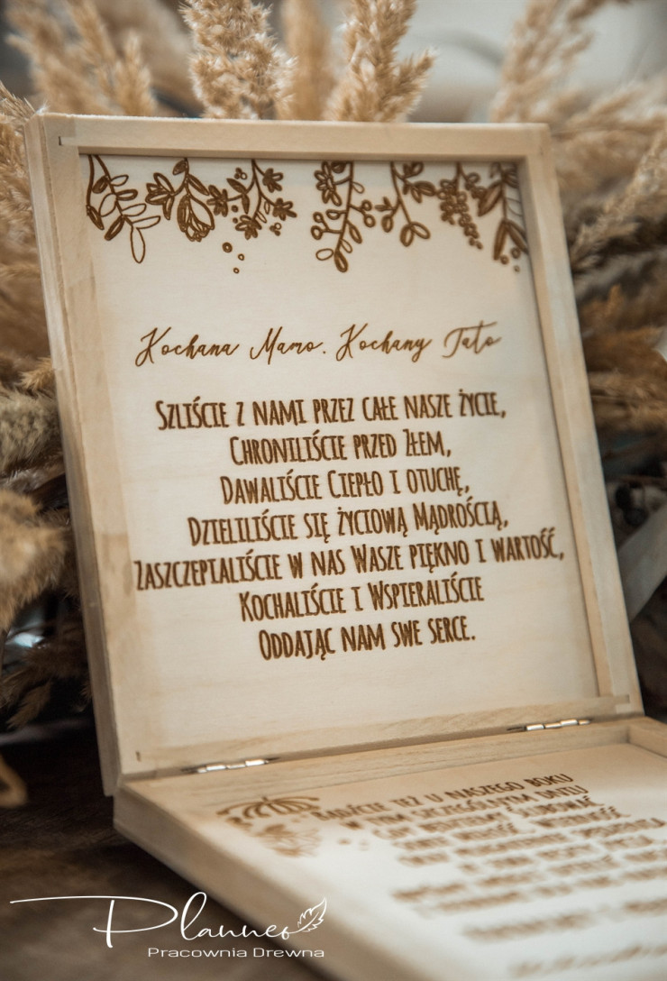 Pudełko prośba o błogosławieństwo