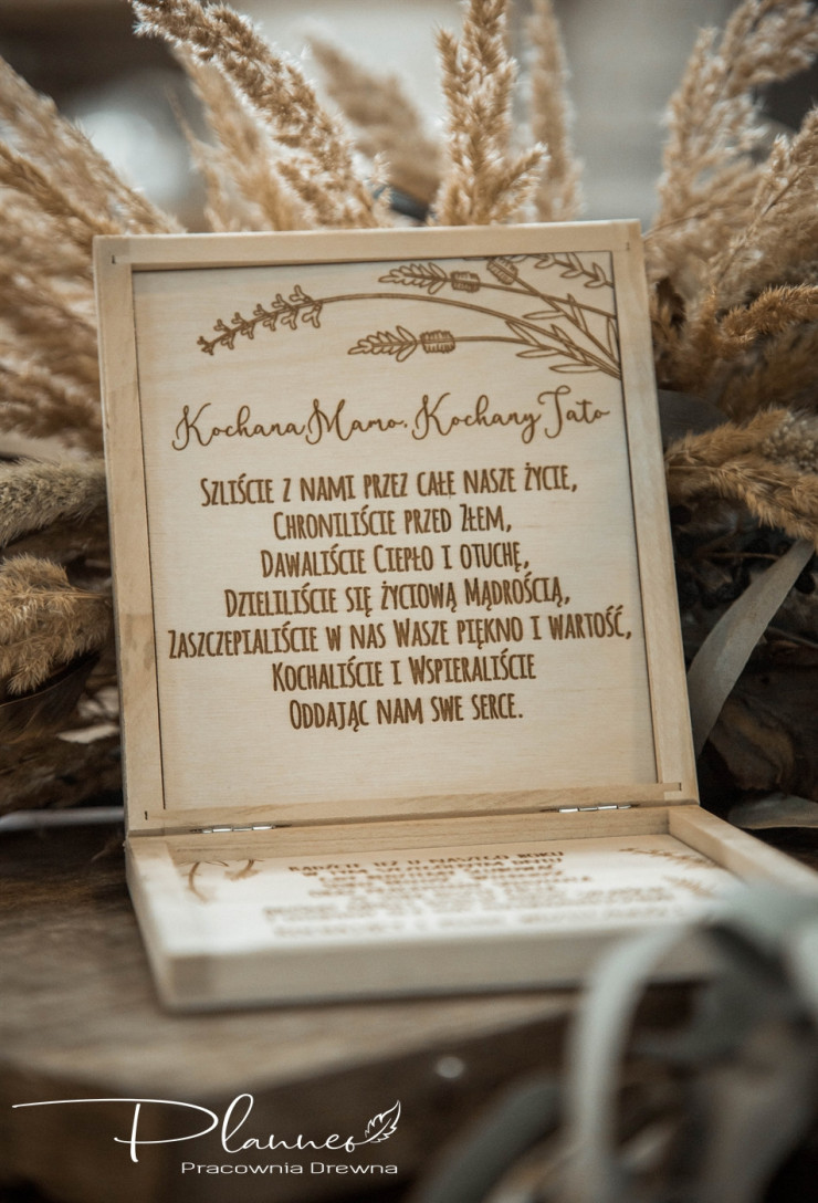 Pudełko prośba o błogosławieństwo