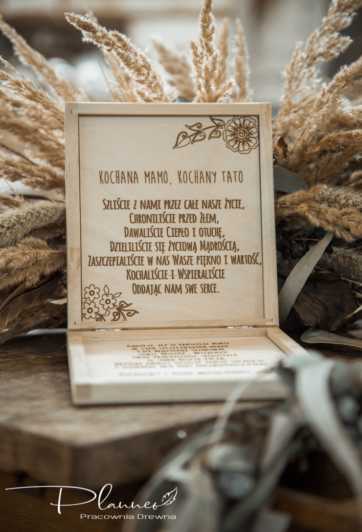 Pudełko prośba o błogosławieństwo