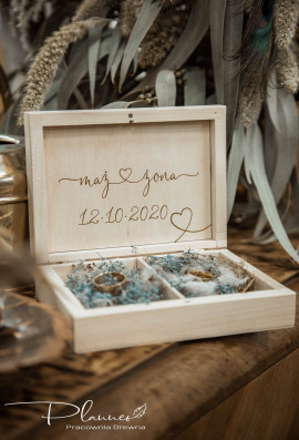 Pudełko na obrączki