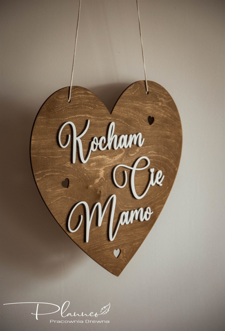 Serce Kocham Cię Mamo