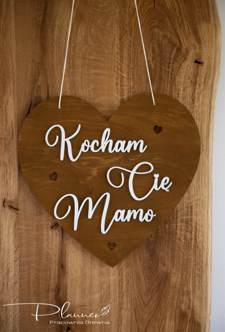 Serce Kocham Cię Mamo