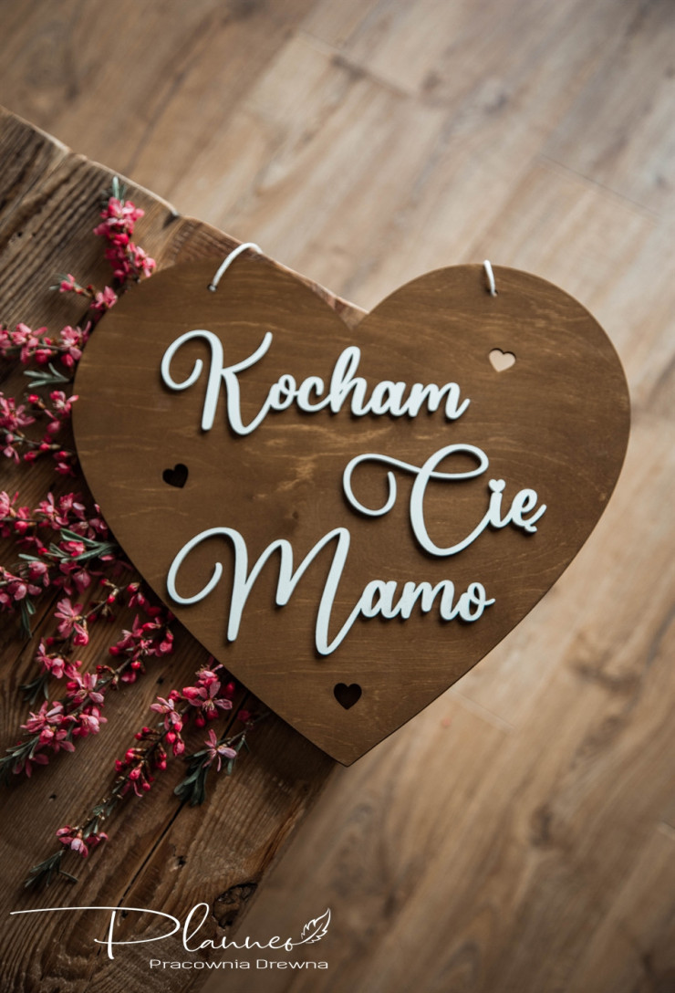 Serce Kocham Cię Mamo