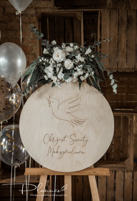 Koło drewniane Chrzest Święty