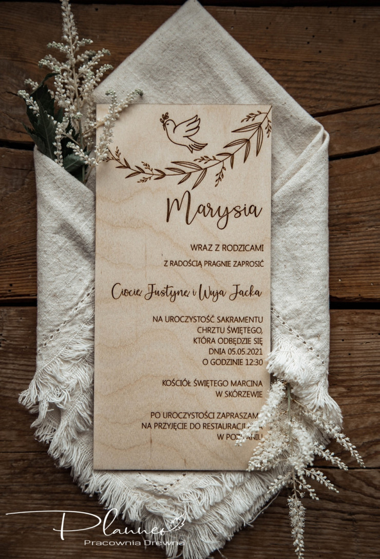 Zaproszenie na Chrzest