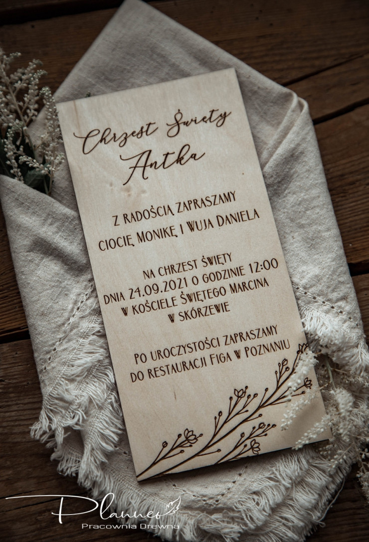 Zaproszenie na Chrzest
