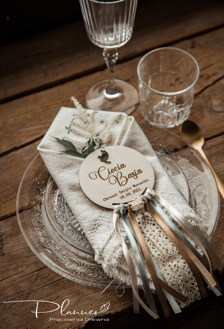 Winietka na Chrzest łapacz