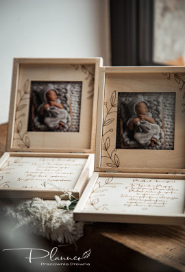 Pamiątka dla Rodziców Chrzestnych ze zdjęciem