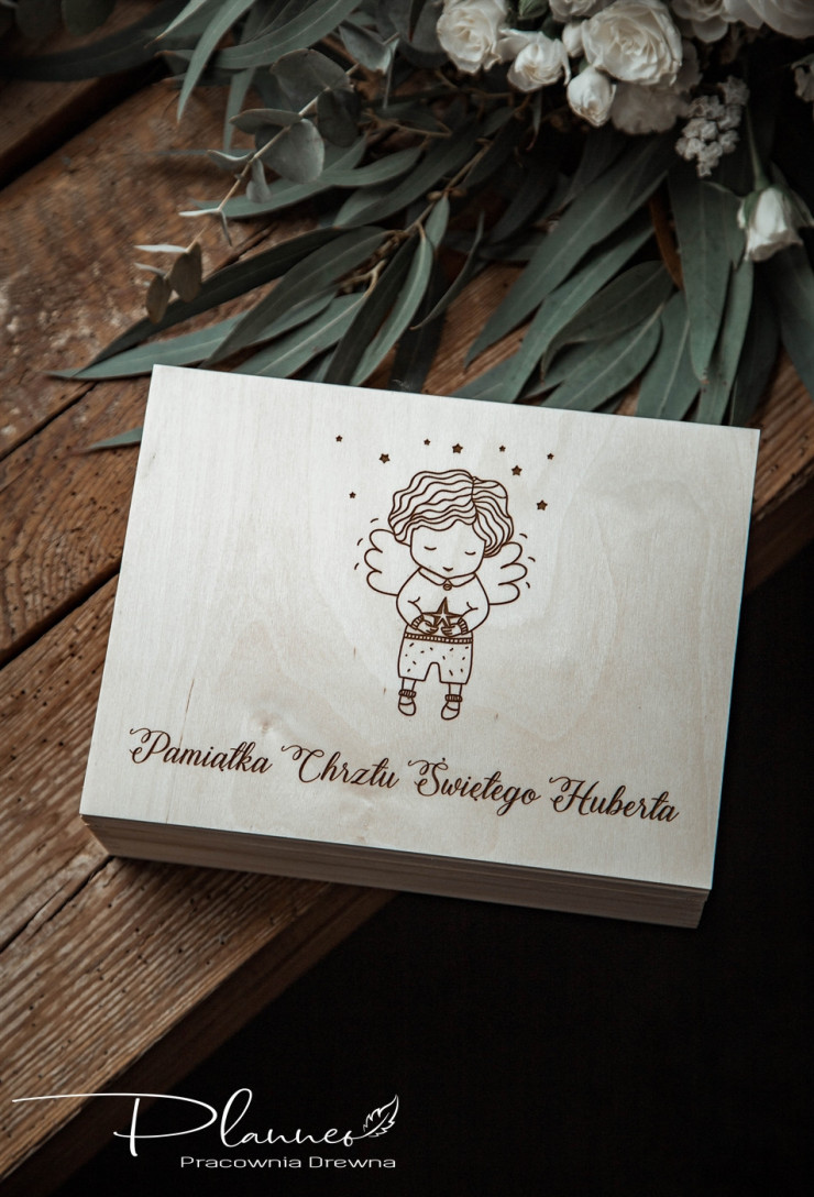 Szkatułka z przegródkami dla chłopca