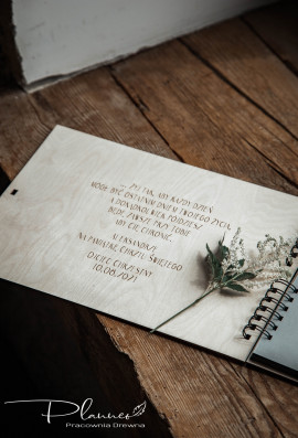 Drewniany Album Chrzest Święty