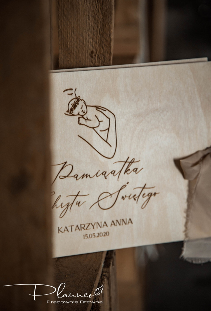 Album grawerowany Pamiątka Chrztu Świętego