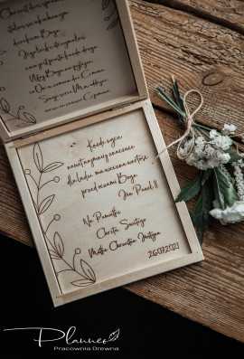 Grawerowana Pamiątka Chrztu