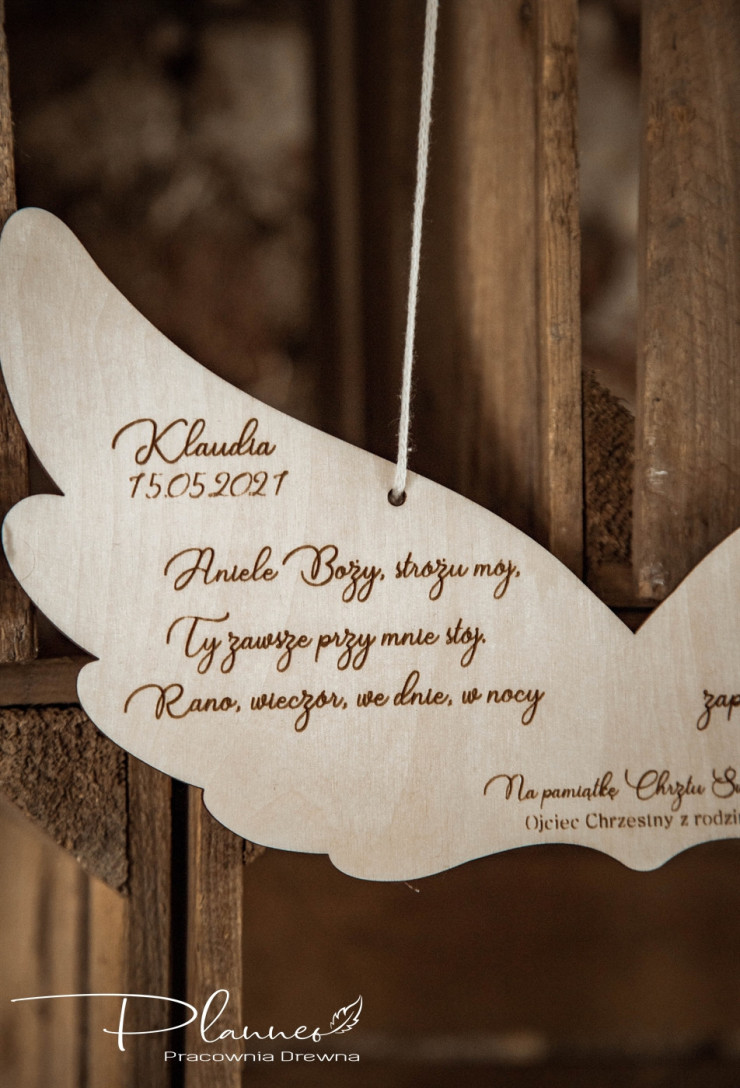 Skrzydełka małe grawer