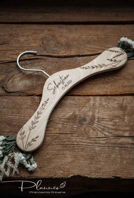 Wieszak z gałązką na Chrzest Święty