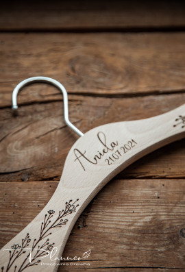 Wieszak natura grawer Chrzest