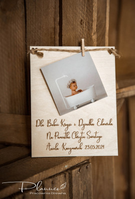 Tabliczka podziękowanie dla gości