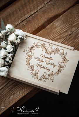 Pudełko na zdjęcia Chrzest Święty